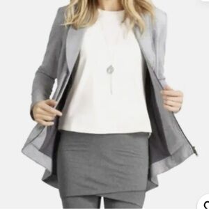 CAbi Jacket Striped Drop Zip Size Medium Casual